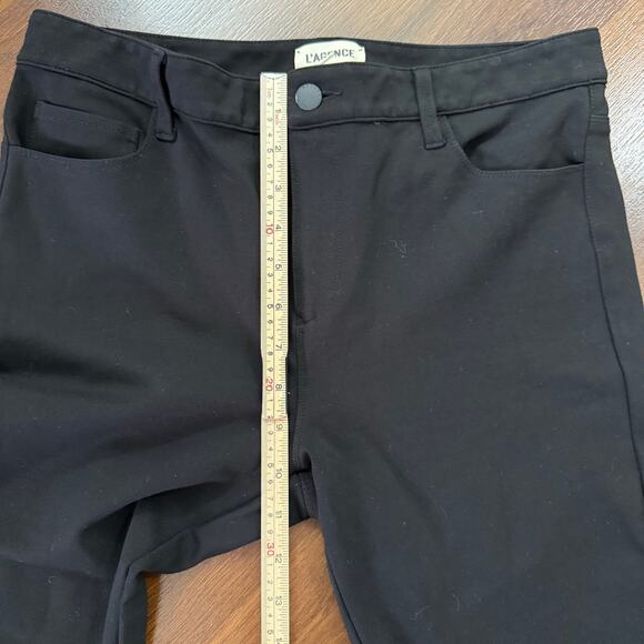 L’Agence Pull On Stretch Skinny Jeans Black Classic Casual Minimalist Capsule 29 - Picture 3 of 8